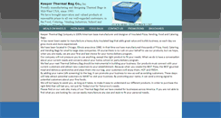 Desktop Screenshot of keeperthermalbags.com