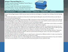 Tablet Screenshot of keeperthermalbags.com